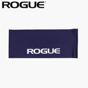 ROGUE ヘッドバンド パープル 正面からフラットに広げた状態でロゴ配置と幅感を確認できるシンプルデザイン