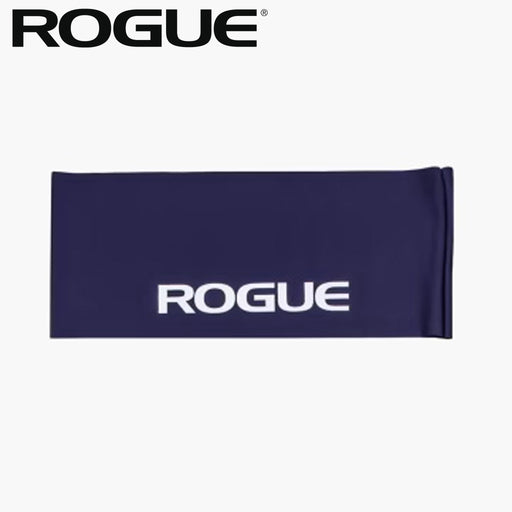 ROGUE ヘッドバンド パープル 正面からフラットに広げた状態でロゴ配置と幅感を確認できるシンプルデザイン