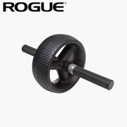 ROGUE アブホイール ブラック 斜め前方から全体を捉えた構図でタイヤ形状とグリップの質感が分かるトレーニング器具の外観