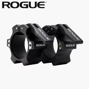 ROGUE アルミニウムカラー マグネティック ブラック 2個セットを斜め前方から捉えた全体構造とレバー形状が分かるビュー