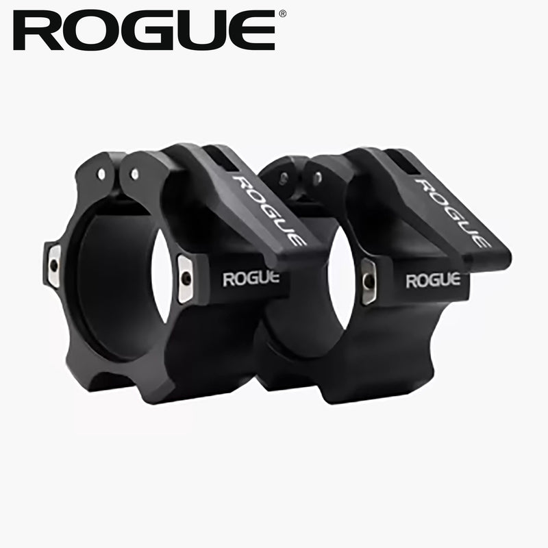 ROGUE アルミニウムカラー マグネティック ブラック 2個セットを斜め前方から捉えた全体構造とレバー形状が分かるビュー