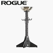 ROGUE チョークスタンド ブラック 上部ボウルと高さ調整ポールを正面から捉えた全体構造とシンプルな設置デザイン