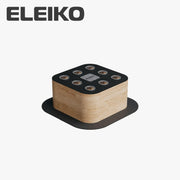 ELEIKO バーティカル バーストレージ ブラック 上からやや斜め視点で本体トップと差し込み穴配置が分かるコンパクトな全体構造