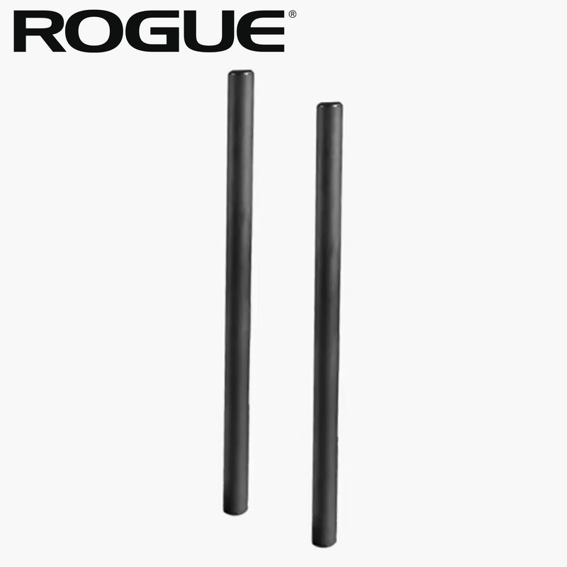 ROGUE ドッグスレッド 追加支柱 ペア ブラック 正面から2本を並列に配置し直線形状と高さバランスが分かるシンプルな全体構成