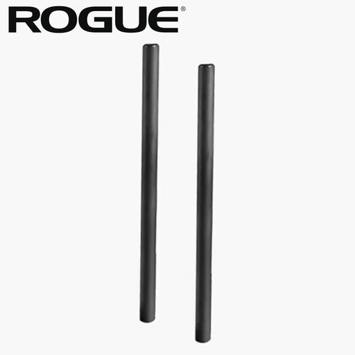 ROGUE ドッグスレッド 追加支柱 ペア ブラック 正面から2本を並列に配置し直線形状と高さバランスが分かるシンプルな全体構成