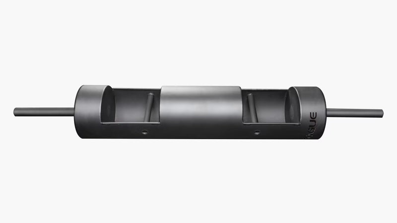 ROGUE LB-3 12インチ ログバー ブラック 本体を真横から捉えた全体構図でグリップ開口部と中央径のボリュームが確認できる視点