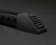 ROGUE コンボラック IPF公認品 ブラック ベースフレーム接合部のクローズアップ、角パイプと溶接仕上げの質感