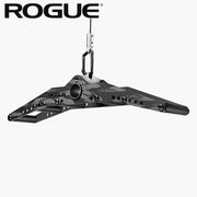 ROGUE CG-1C マルチグリップキャンバーケーブル＆ランドマインアタッチメント（アルミニウムフレーム）カモを正面やや上から捉えた全体構造、複数グリップ配置と湾曲フレーム形状が分かるケーブルアタッチメント