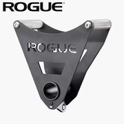 ROGUE LM-1P パラレルランドマインハンドル＆ケーブルアタッチメント（アルミニウムフレーム）を正面やや上方から捉えた全体ビュー、三角形フレームとパラレルグリップ構造が分かる角度