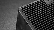 ROGUE 20インチ レジン スクワットウェッジ ブラック使用時の側面アングル、かかとを高く保ったスクワット姿勢が確認できる視点