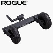 ROGUE エコーバイク ターフタイヤ＆ハンドルキット ブラックを斜め前方から捉えた全体構成。ターフタイヤ2輪と専用ハンドルを確認できる製品全景