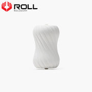 ROLL Recovery R8 インサート スーパープラッシュ グレイッシュホワイトの単体を正面から捉えた交換用モビリティインサート