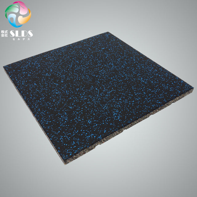 SLDS ジム用ジョイントラバーチップマット（50cm×50cm×厚み25mmタイプ）
