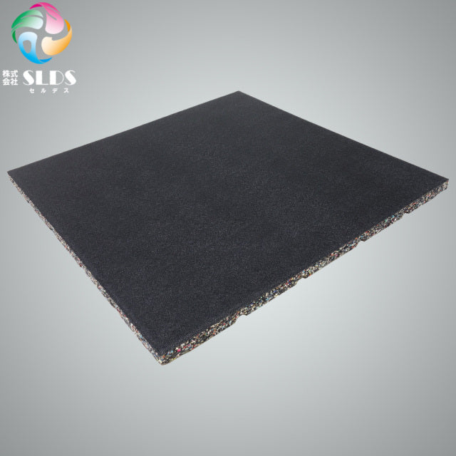 SLDS ジム用ジョイントラバーチップマット YINCAI（50cm×50cm×厚み20mmタイプ）