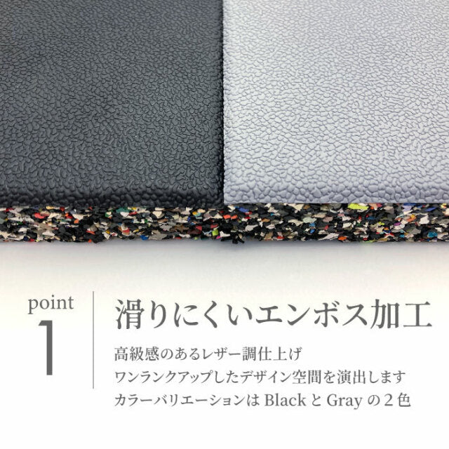 SLDS ジム用ジョイントラバーチップマット YINCAI（50cm×50cm×厚み20mmタイプ）