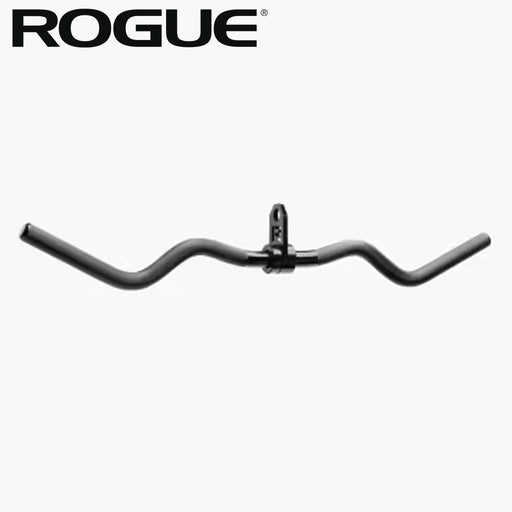 ブラックカラーのROGUEロゴを正面から配置したROGUE カールバー ケーブルアタッチメントのブランド識別用ビジュアル、シンプルな構成でブランド名を強調