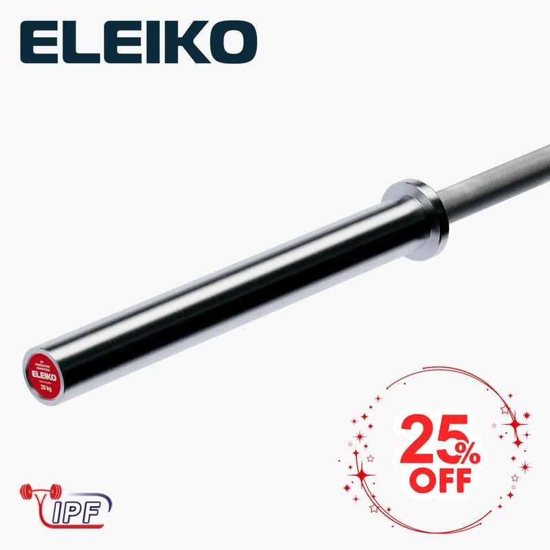 【クローズアウト】ELEIKO パワーリフティング コンペティションバー IPF公認品