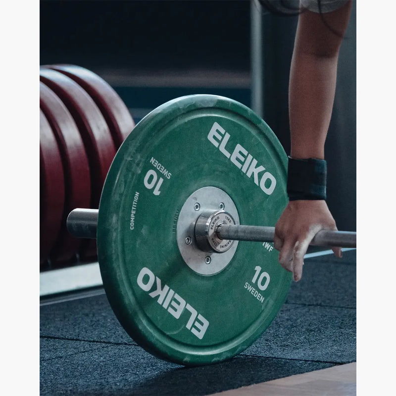 （空輸お取り寄せ商品）ELEIKO 新型ウェイトリフティング トレーニングバー IWF公認品 15kg [納期2-4週間]
