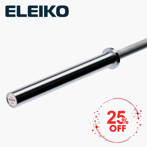 【クローズアウト】ELEIKO IPF ステンレス パワーリフティング トレーニングバー