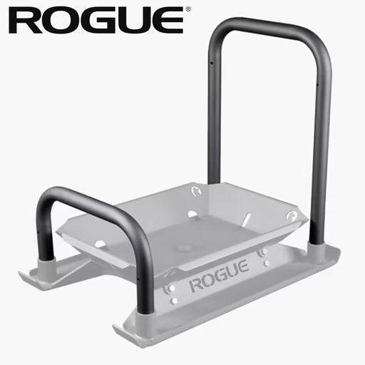 ROGUE アルパカスレッド ハンドルキット ブラック 正面やや斜め上から左右ハンドル部分を強調しグリップ形状とフレーム接続部が分かる構図