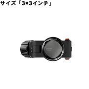 ブラックカラーのBEYOND POWER VOLTRA スライド式ラックマウントを上方向から写したトップビュー