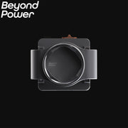 ブラックカラーのBEYOND POWER VOLTRA ローテーターアドオンを正面上部から写した外観ディテール