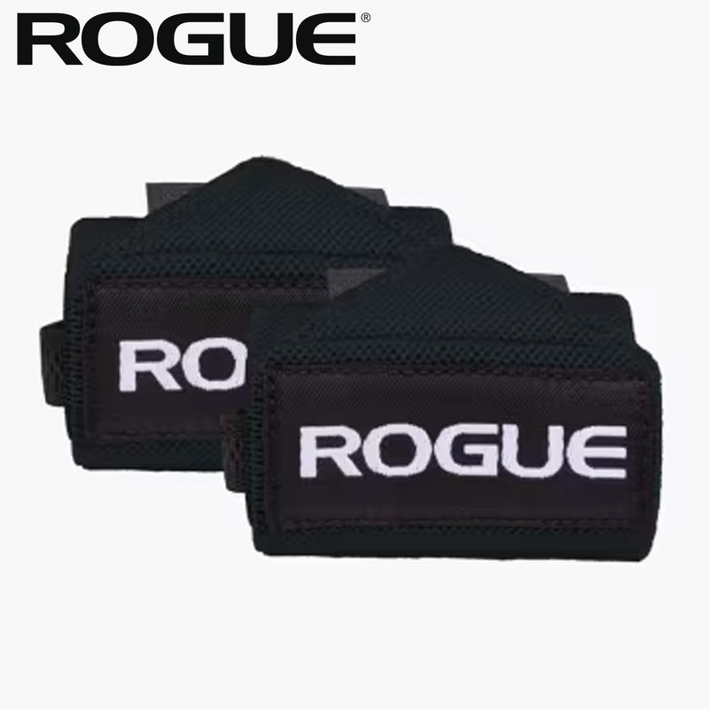 ROGUE リストラップ ネイビーブルーを正面から捉えた2個セットの外観でロゴタグ配置と厚手生地の質感、全体ボリュームが分かる仕様