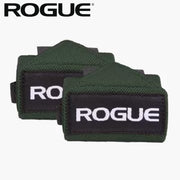 ROGUE リストラップ ミリタリーグリーンを正面から捉えた2個セットの外観でロゴタグ配置と厚手素材の質感、全体ボリュームが分かる仕様
